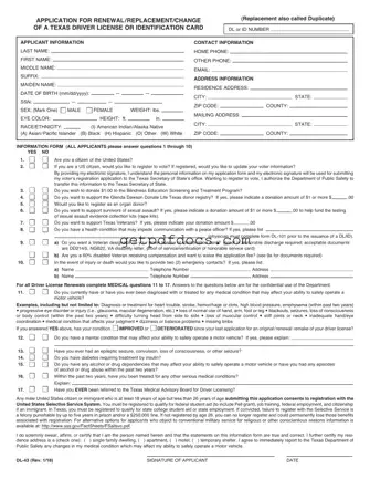 Fill in a Valid DL-43 Template