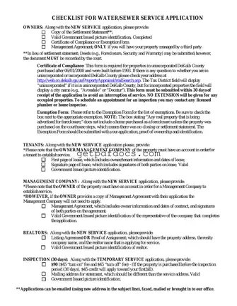 Fill in a Valid Dekalb County Water Application Template