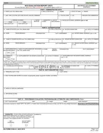 Fill in a Valid Da 2166 9 1 Template