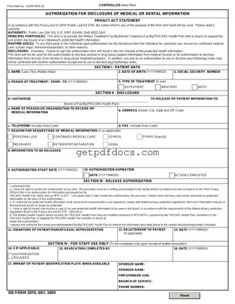 Fill in a Valid DD 2870 Template
