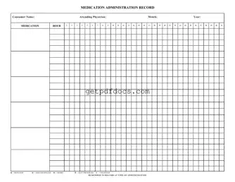 Fill in a Valid Medication Administration Record Sheet Template