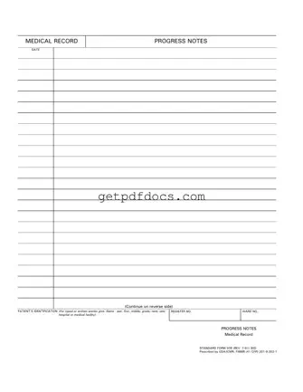 Fill in a Valid Progress Notes Template