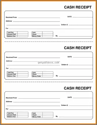 Fill in a Valid Cash Receipt Template