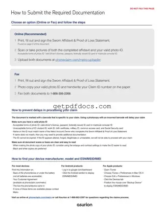 Fill in a Valid Asurion F-017-08 MEN Template